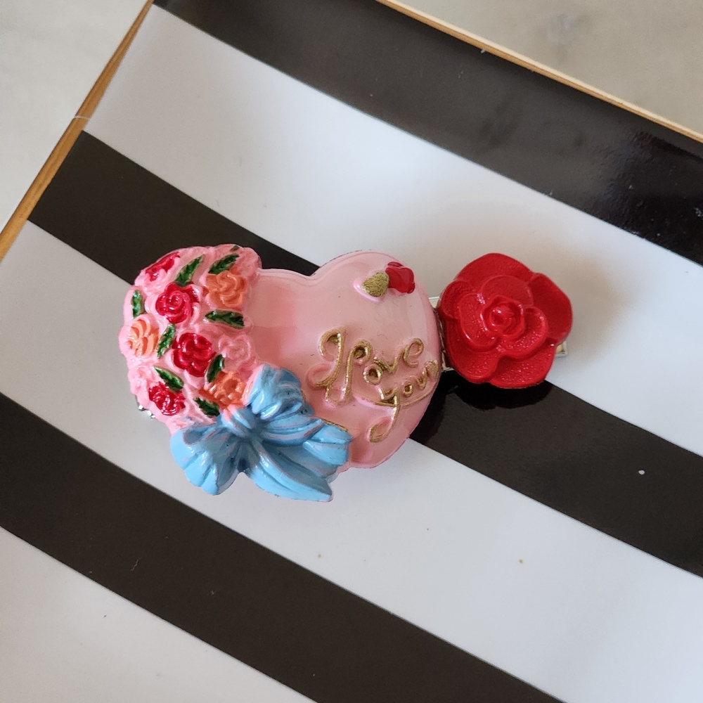 ❤️ "I Love You" ❤️ hairclip